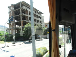 Zerstörtes Haus in Mostar