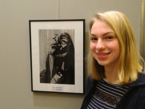 Luisa Wüstefeld (Ea) mit ihrem Foto "Nur eine Seite"